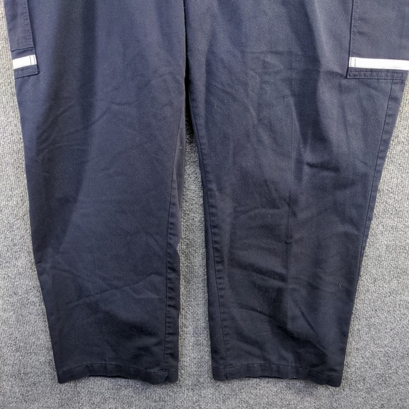 FedEx Stan Herman Men's Reflective Work Pants Blue Size 36x29 Uniform - Picture 7 of 11